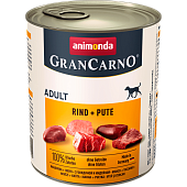 Анимонда консервы с Говядиной и Индейкой для собак (800г) Animonda GranCarno Original