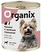 Органикс с Кролик с зелёным горошком консервы для собак 0,75 кг Organix