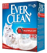 Эвер Клин комкующийся наполнитель для нескольких кошек 10 л Ever Clean Multiple Cat