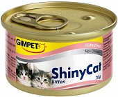 Джимпет «Цыпленок» 70гр. Консервированный корм для котят Gimpet ShinyCat Kitten