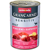 Анимонда c Говядиной и Картофелем 0,4кг Gran Carno Sensitiv  д/ собак  Animonda 