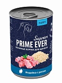 Prime Ever Superioir Индейка с рисом 0,4кг д\щенков консервы (Прайм Эвер)