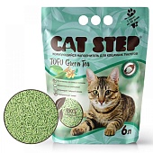 Наполнитель комкующийся 6л Соевый CAT STEP Tofu Green Tea