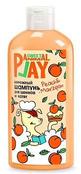 Шампунь Animal Play SWEET Бережный Персиковый марципан 300мл