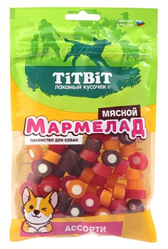 Титби. Мармелад мясной ассорти 120 гр.