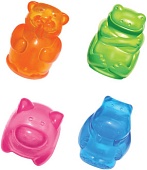 Сквиз Джелс средняя в ассортименте (медведь, бегемот, слон, свинка, лягушка) Kong игрушка для собак 