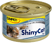 Джимпет«Тунец с креветками» 70гр.Консервированный корм для кошек Gimpet ShinyCat 