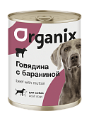 Органикс консервы для собак, с Говядиной и Бараниной 0,41кг Organix