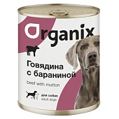 Органикс консервы для собак  Говядина с Бараниной 0,85кг Organix 