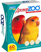 ДокторZOO витамины для птиц с йодом и биотином, 60 т.