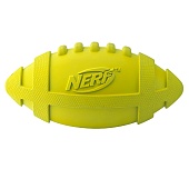 Мяч для регби пищащий, резиновый 17.5 см, Игрушка для собак, NERF